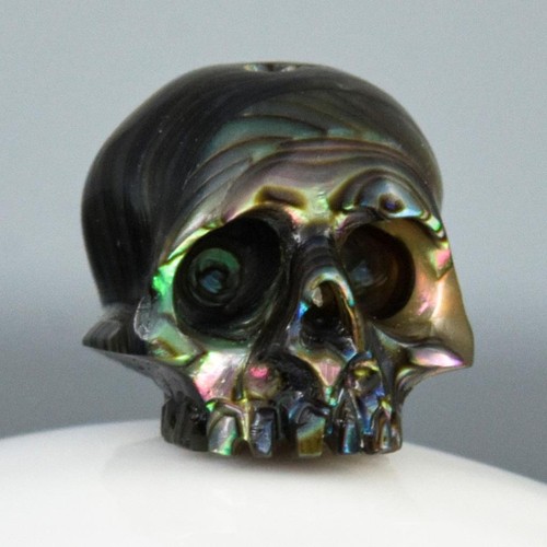 00mm hand carved - hand-carved, paua
