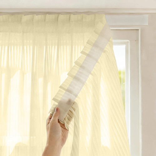 Adhesive curtain drill - curtain,
