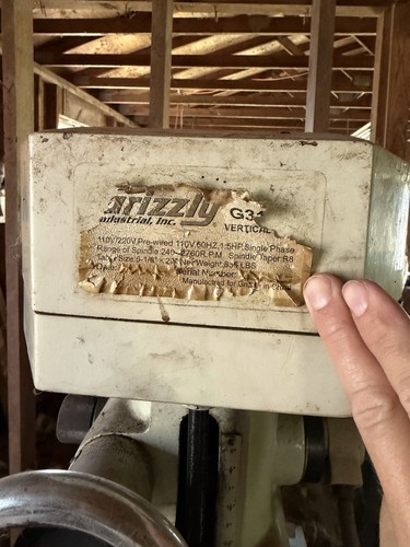 Grizzly g361 vertical milling - g361,